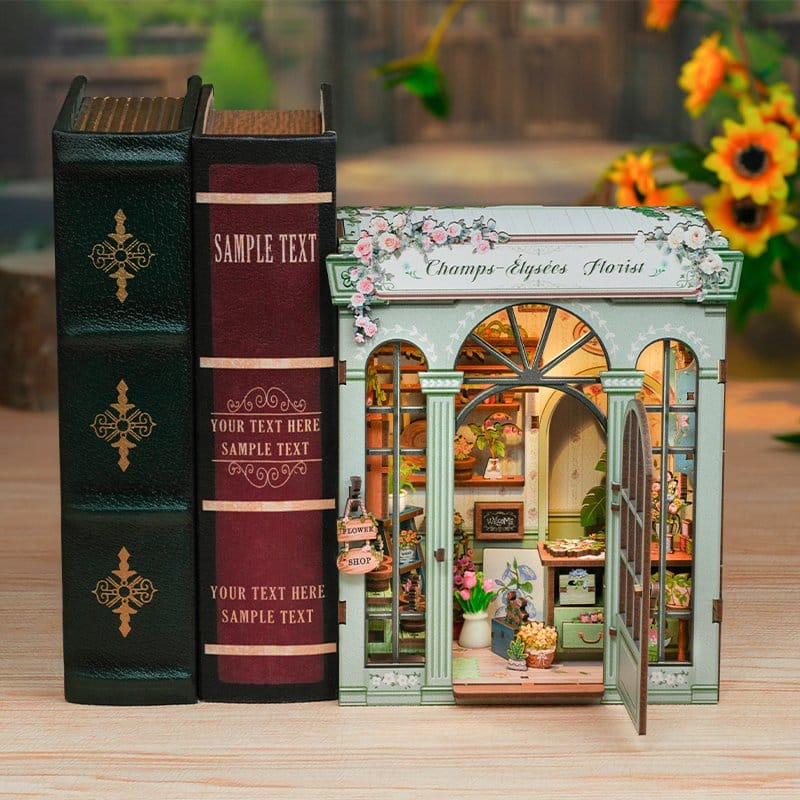 Champs-Élysées Florist - DIY Miniature House Kit cu LED [4]