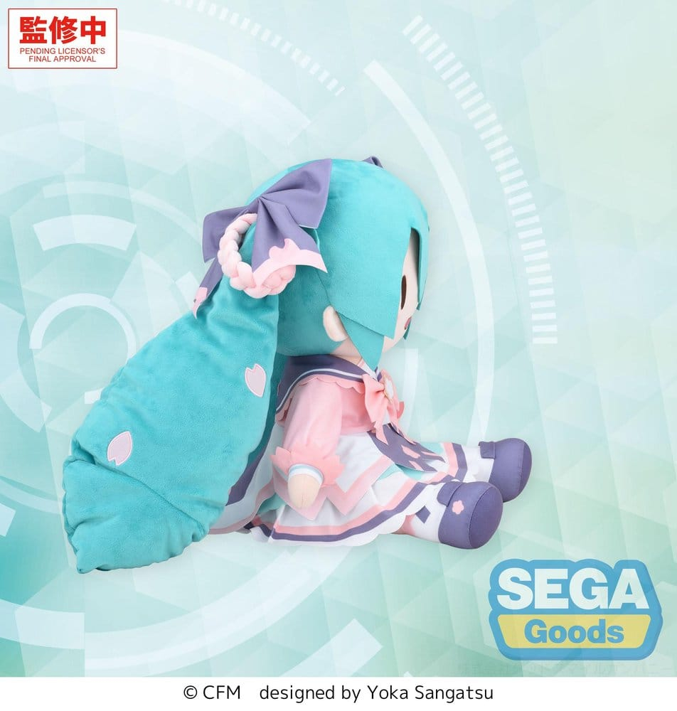 Character Vocal Series 01: Hatsune Miku Fuwa Petit Plush Figure Hatsune Miku New Semester Plush LL 40 cm [3]