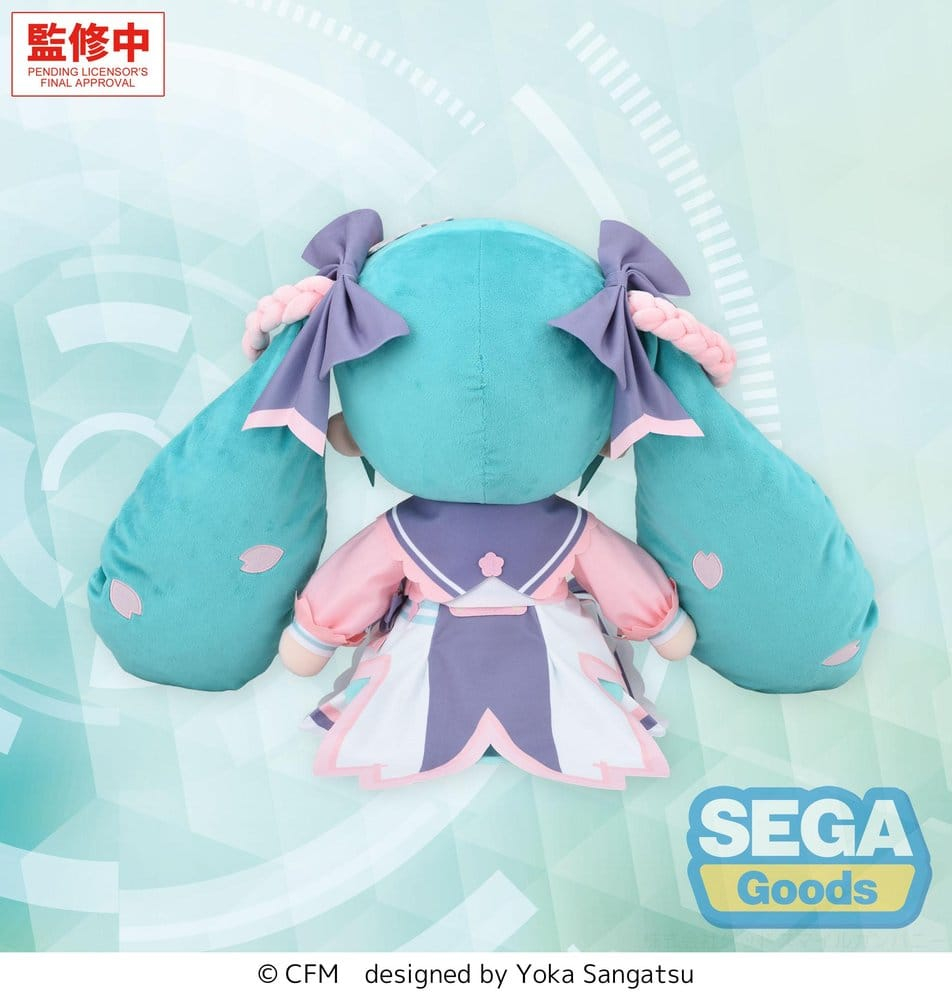 Character Vocal Series 01: Hatsune Miku Fuwa Petit Plush Figure Hatsune Miku New Semester Plush LL 40 cm [4]