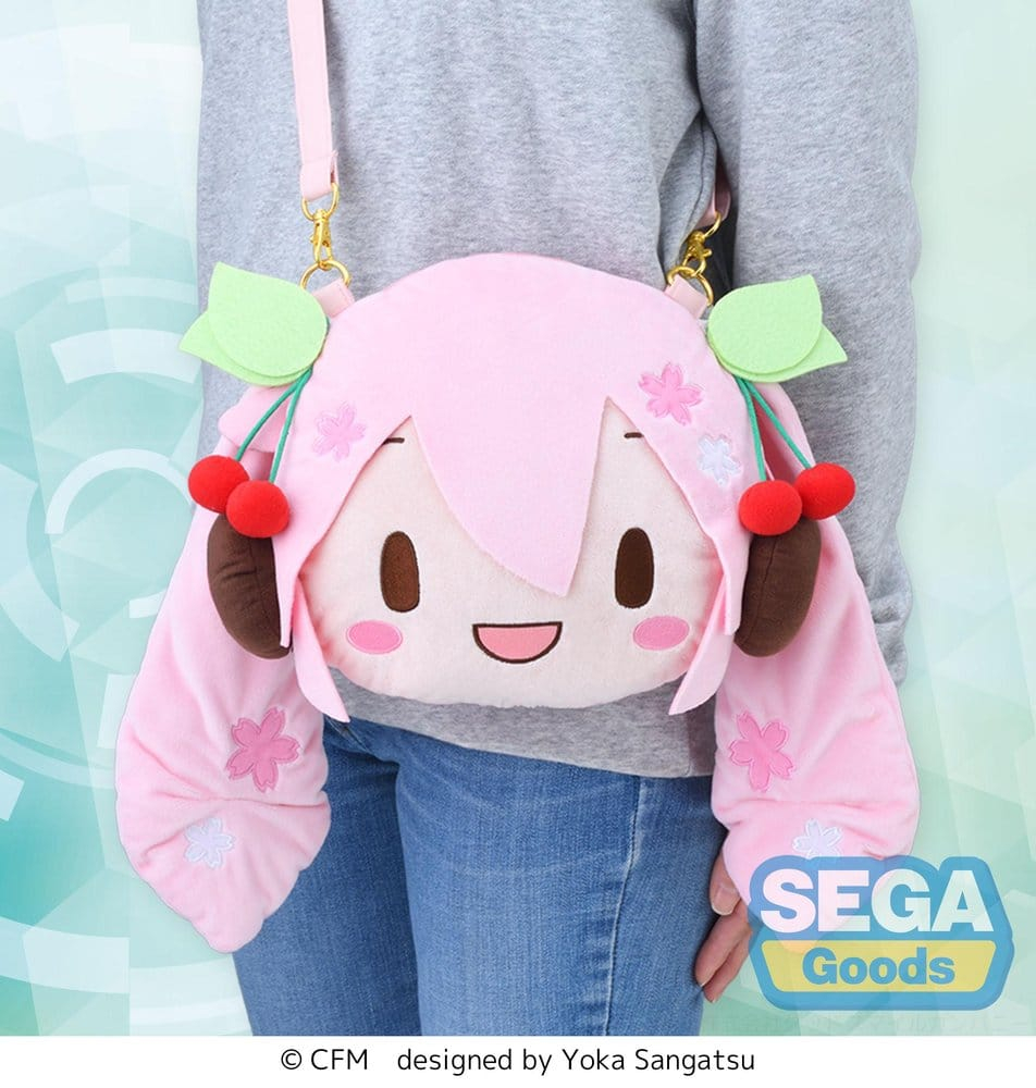 Character Vocal Series 01: Hatsune Miku fuwa petit Shoulder Bag Sakura Miku Face (M) [2]