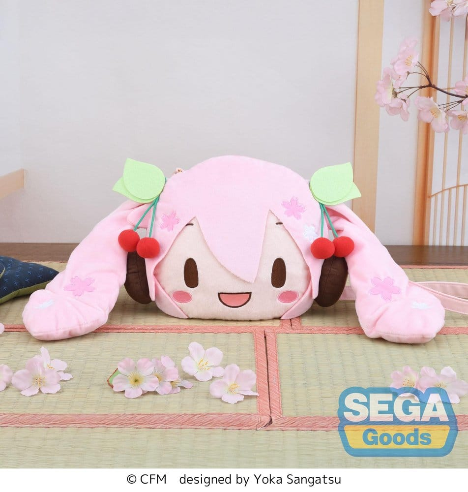 Character Vocal Series 01: Hatsune Miku fuwa petit Shoulder Bag Sakura Miku Face (M) [3]