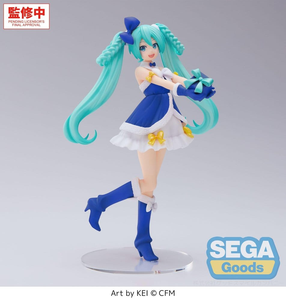 Character Vocal Series 01: Hatsune Miku High Premium PVC Figure Hatsune Miku Sapphire Christmas Ver. 21 cm [6]