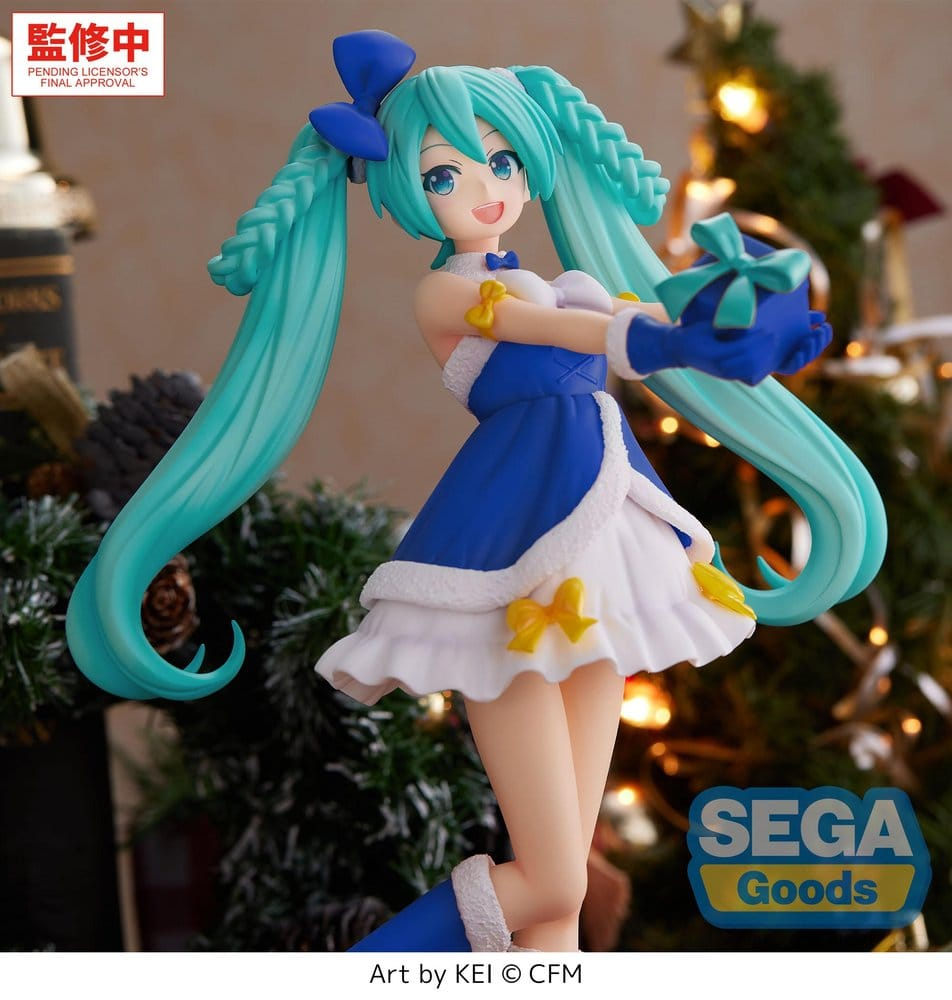 Character Vocal Series 01: Hatsune Miku High Premium PVC Figure Hatsune Miku Sapphire Christmas Ver. 21 cm [3]