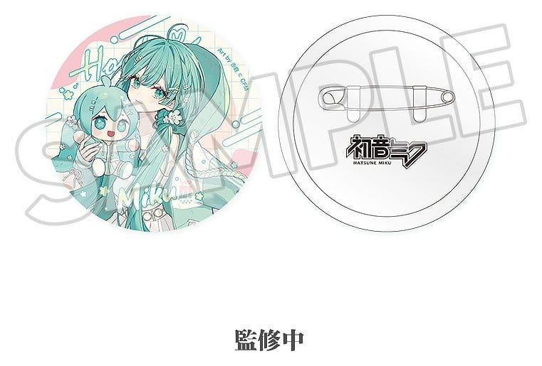 Character Vocal Series 01: Hatsune Miku Miku Hug Series Pinback Button: Flower Ver. 8 cm Umkarton (10) [2]