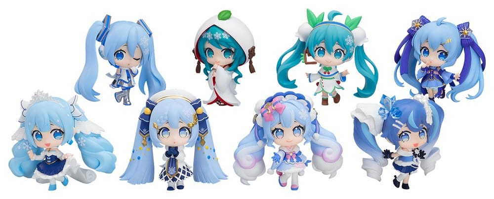 Character Vocal Series 01: Hatsune Miku Mini Figure Snow Miku All Stars Figure Collection Vol. 2 8 cm Blind Box Assortment (8) [11]