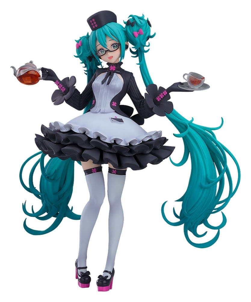 Character Vocal Series 01: Hatsune Miku Pop Up Parade Hatsune Miku: Glasses x Café Ver. 18 cm [4]