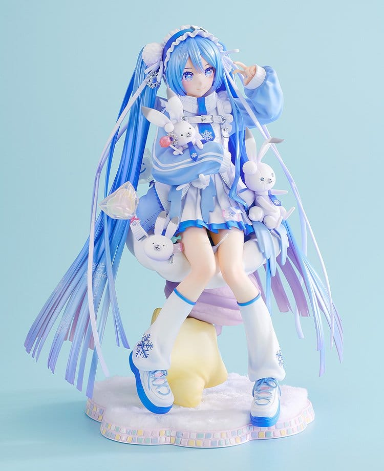 Character Vocal Series 01: Hatsune Miku PVC Statue 1/7 Snow Miku: Yukiiro Pop Ver. 24 cm [3]