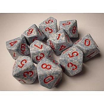 Chessex Speckled Polyhedral Ten d10 Set - Air [1]