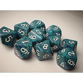 Chessex Speckled Polyhedral Ten d10 Set - Sea [1]