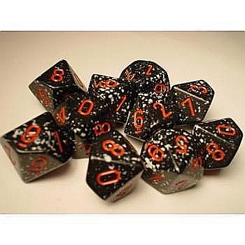 Chessex Speckled Polyhedral Ten d10 Set - Space [1]