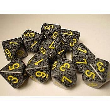 Chessex Speckled Polyhedral Ten d10 Set - Urban Camo [1]