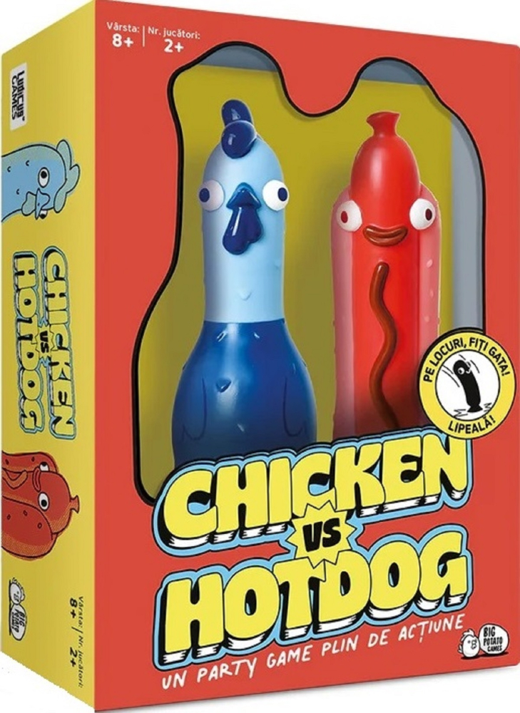Chicken vs Hotdog – Joc de petrecere plin de actiune (Editie in limba romana) [1]