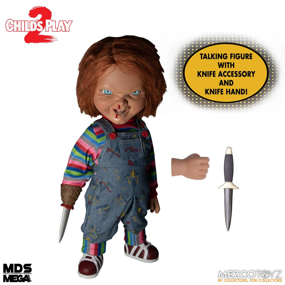 Child's Play 2 Designer Series Talking Menacing Chucky 38 cm [12]