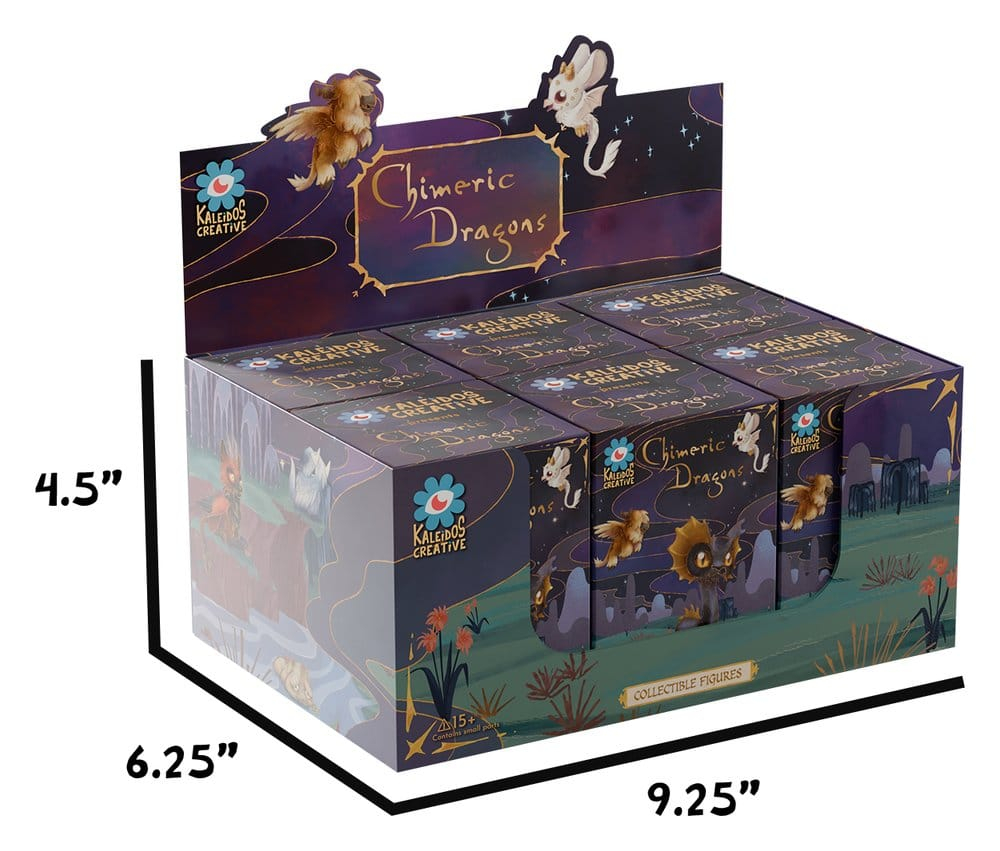Chimeric Dragons Mini Figures S1 8 cm Blind Box Display (6) [2]