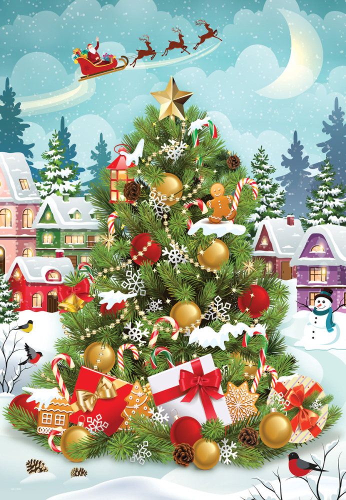 Christmas Tree Tin – Puzzle 550 piese [2]