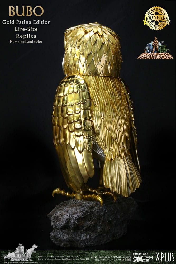 Clash of the Titans Statue Ray Harryhausens Bubo Gold Patina Edition Deluxe Ver. 34 cm [4]