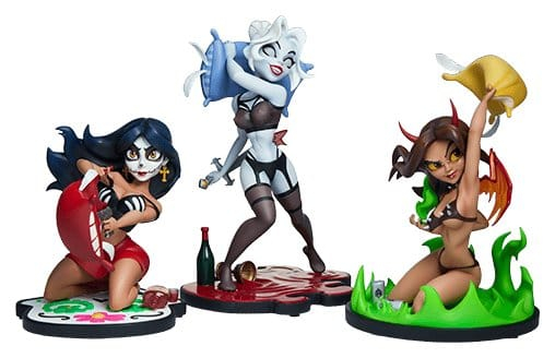 Coffin Comics Designer Statues Set Sleepover In Hell [14]