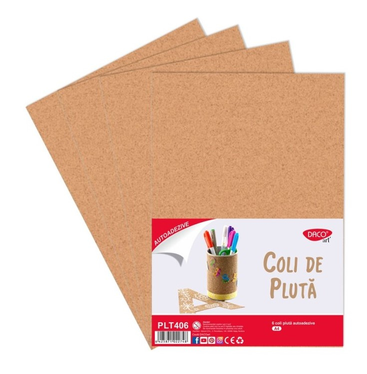 Coli de pluta autoadezie A4 1 mm Set 6 DACO PLT406 [1]