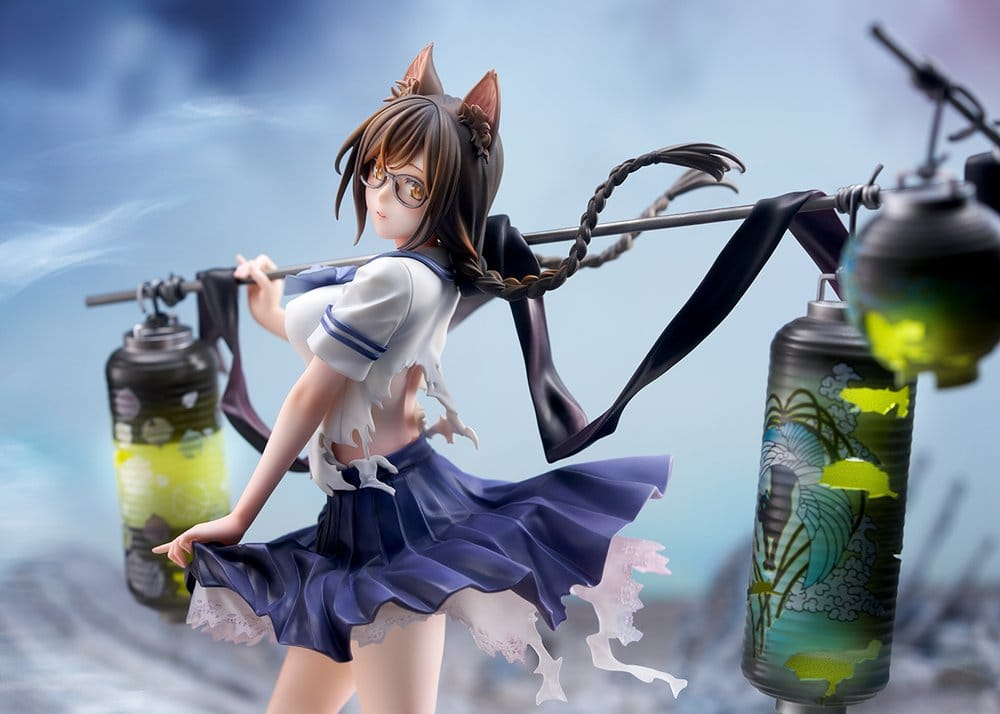 Comics Bakemonogatari PVC Figure 1/7 Tsubasa Hanekawa 26 cm [5]