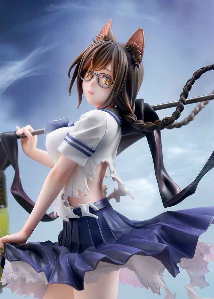 Comics Bakemonogatari PVC Figure 1/7 Tsubasa Hanekawa 26 cm [8]