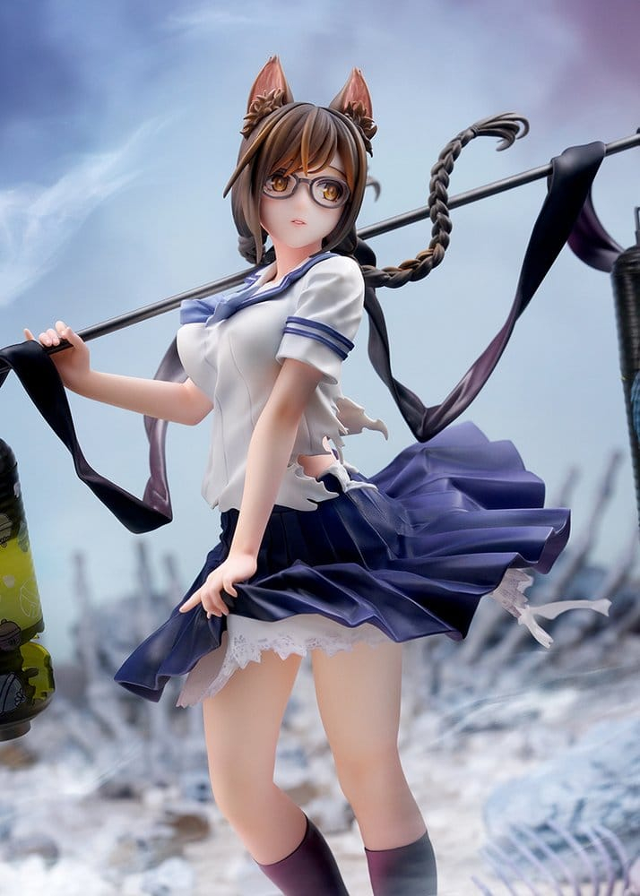 Comics Bakemonogatari PVC Figure 1/7 Tsubasa Hanekawa 26 cm [7]