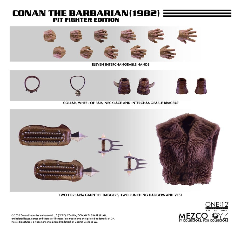 Conan the Barbarian One:12 Collective Action Figure 1/12 Conan (Pit Fighter Edition) 16 cm [14]