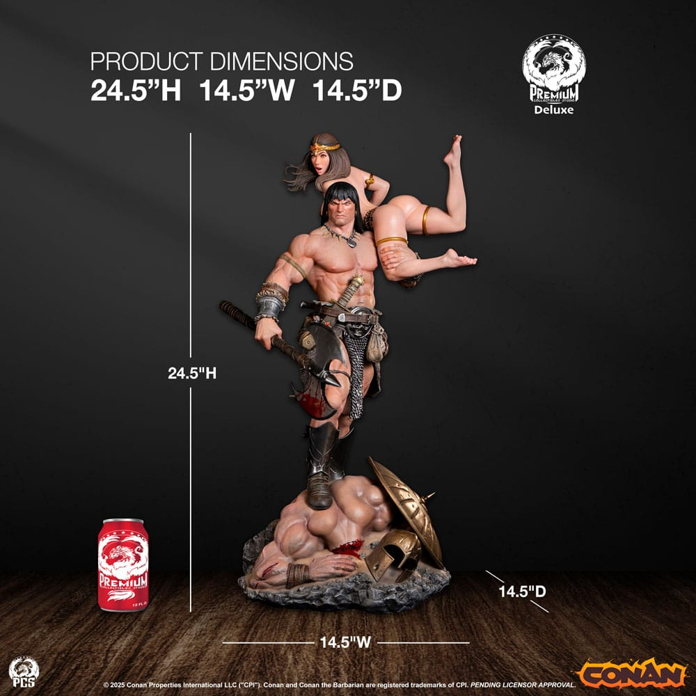 Conan the Barbarian Statue 1/4 Conan Deluxe Edition 63 cm [23]