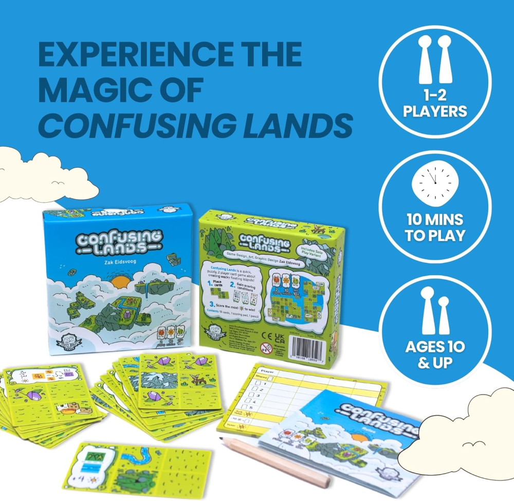 Confusing Lands - Tiny Strategy Card Game pentru 1-2 Jucatori [4]