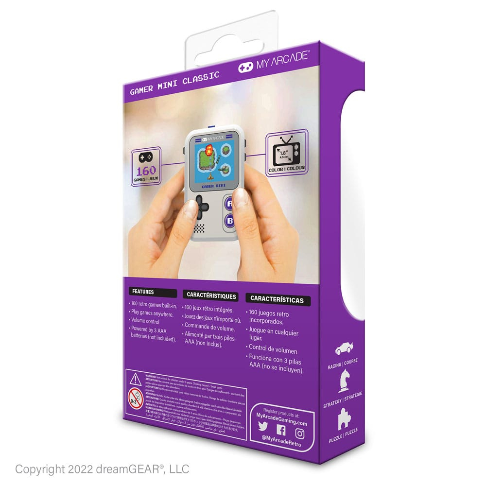 Consola Portabila Retro Gamer Mini Classic My Arcade – 160 Jocuri Integrate [4]