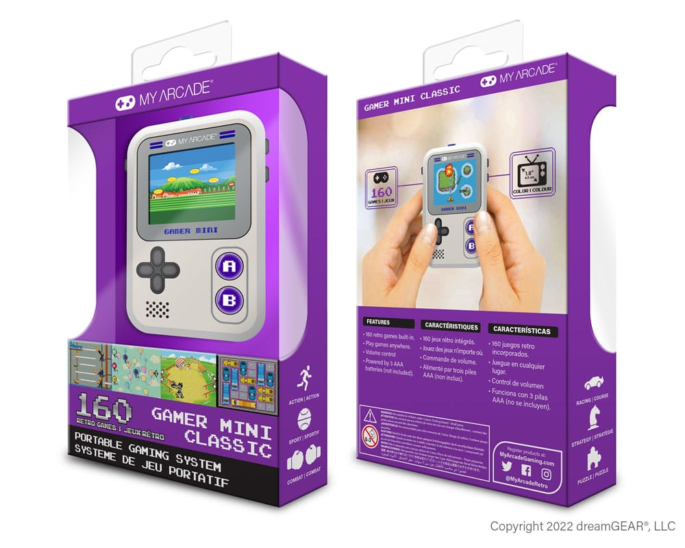 Consola Portabila Retro Gamer Mini Classic My Arcade – 160 Jocuri Integrate [2]