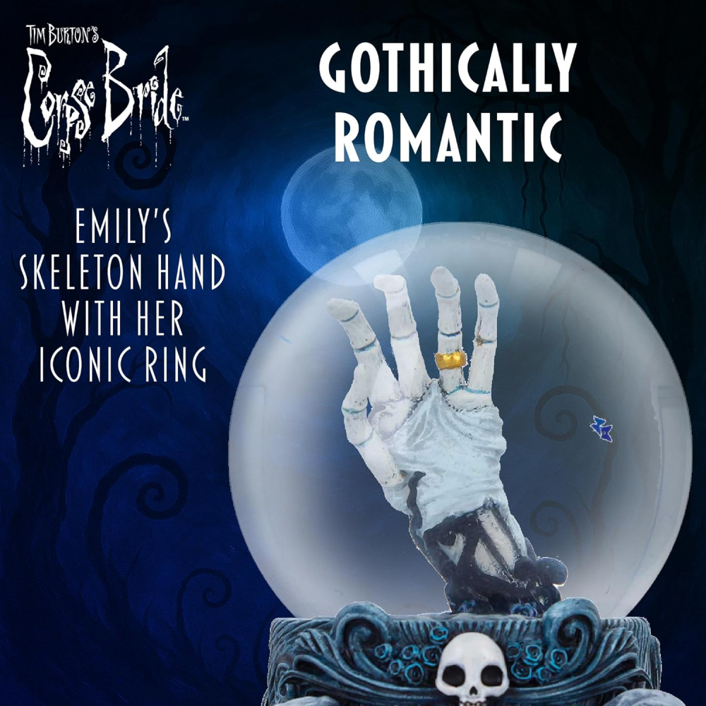 Corpse Bride Snow Globe Emily's Hand - Glob Decorativ Oficial [3]