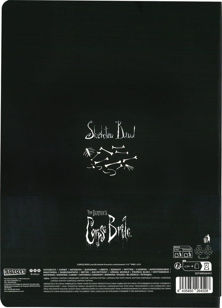 Corpse Bride Softcover Notebook Skeleton ver. B 21 cm [3]