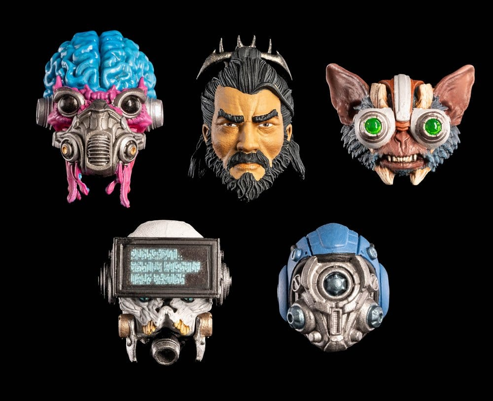 Cosmic Legions Action Figure Accessory Heads Pack [7]