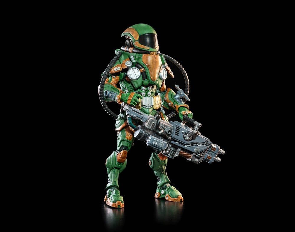 Cosmic Legions Actionfigur T.U.5.C.C. Heavy Gunner [10]