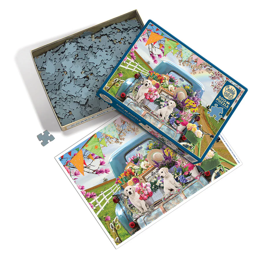 Country Truck in Spring – Puzzle 500 piese [2]