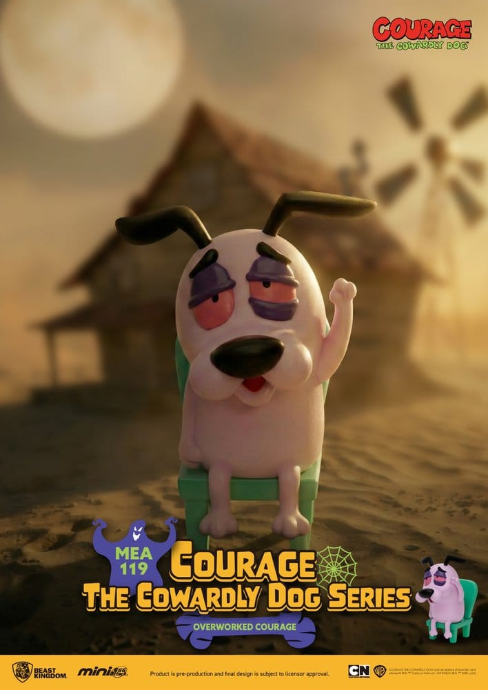Courage the Cowardly Dog Mini Egg Attack Blind Box Figures Assortment 8 cm (6) [6]