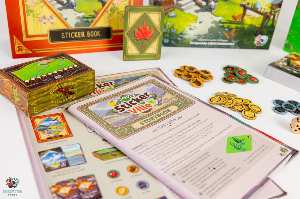 Cozy Stickerville Board Game [6]