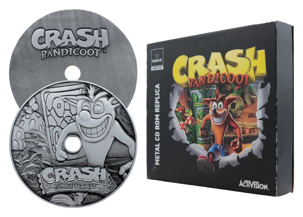 Crash Bandicoot Replica Metal CD-ROM Collectible Limited Edition 11 cm [8]