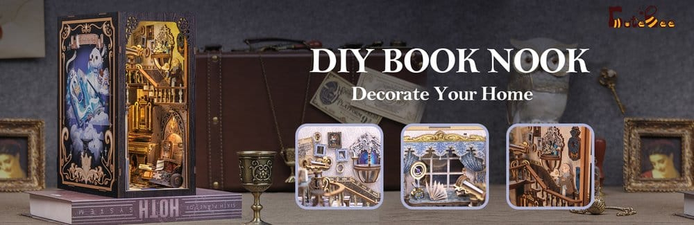 CuteBee Book Nook Nebula Common Room 23 x 11 cm [4]