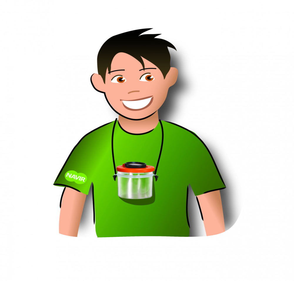 Cutie cu lupa pentru observarea insectelor, Navir [3]