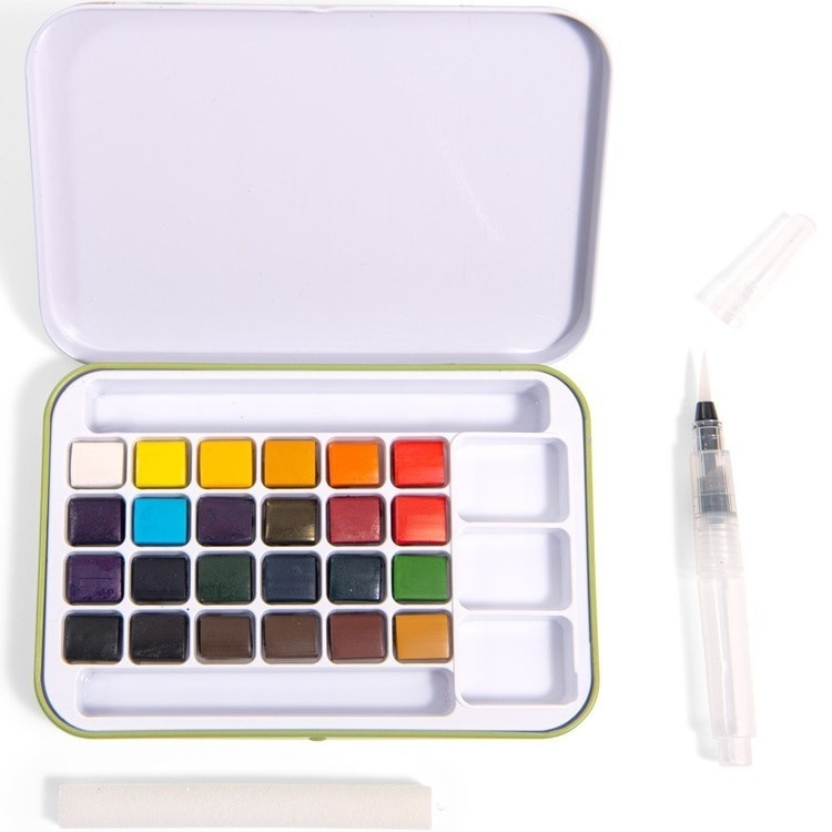 Cutie metalica cu 24 de acuarele, Moulin Roty [5]