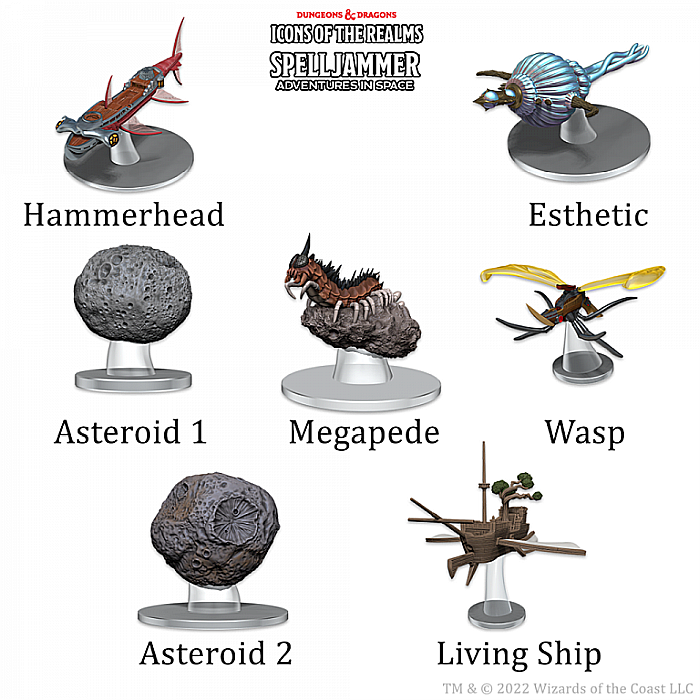D&D Icons of the Realms: Ship Scale - Asteroid Encounters [1]