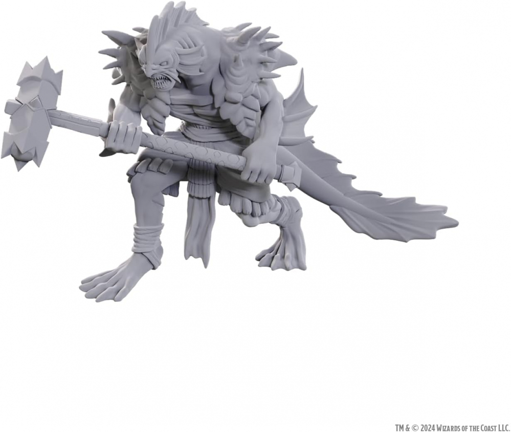 D&D Nolzur’s Marvelous Miniatures – Sahuagin Coral Smasher [1]