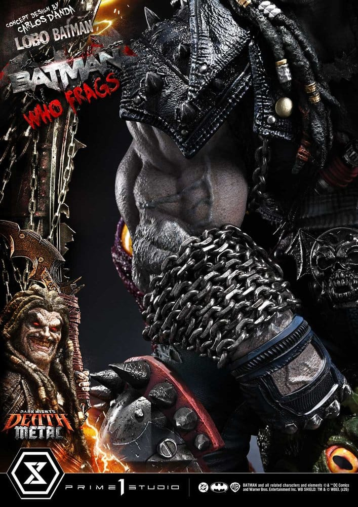 Dark Nights: Death Metal Museum Masterline Statue 1/3 Lobo Batman: Batman Who Frags 81 cm [11]