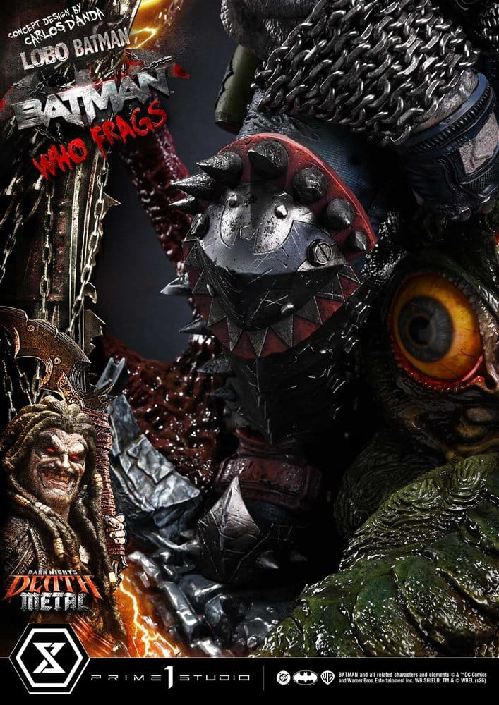 Dark Nights: Death Metal Museum Masterline Statue 1/3 Lobo Batman: Batman Who Frags 81 cm [13]