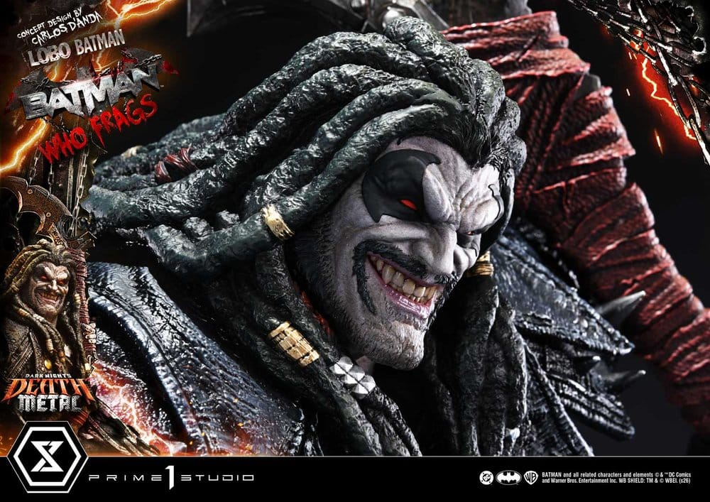 Dark Nights: Death Metal Museum Masterline Statue 1/3 Lobo Batman: Batman Who Frags 81 cm [21]