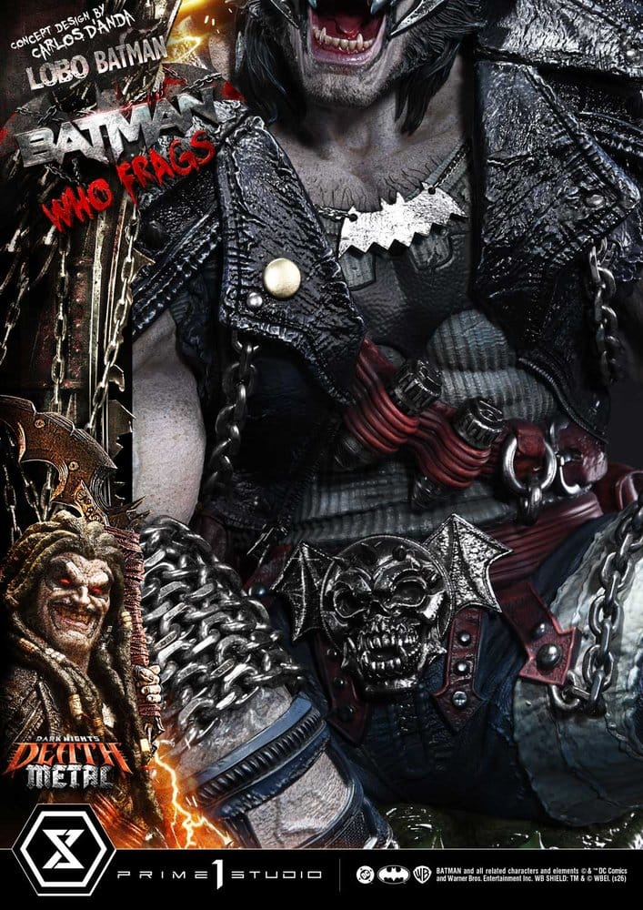 Dark Nights: Death Metal Museum Masterline Statue 1/3 Lobo Batman: Batman Who Frags 81 cm [19]