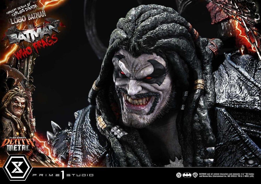 Dark Nights: Death Metal Museum Masterline Statue 1/3 Lobo Batman: Batman Who Frags Deluxe Bonus Version 81 cm [22]
