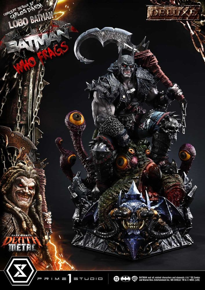 Dark Nights: Death Metal Museum Masterline Statue 1/3 Lobo Batman: Batman Who Frags Deluxe Bonus Version 81 cm [15]