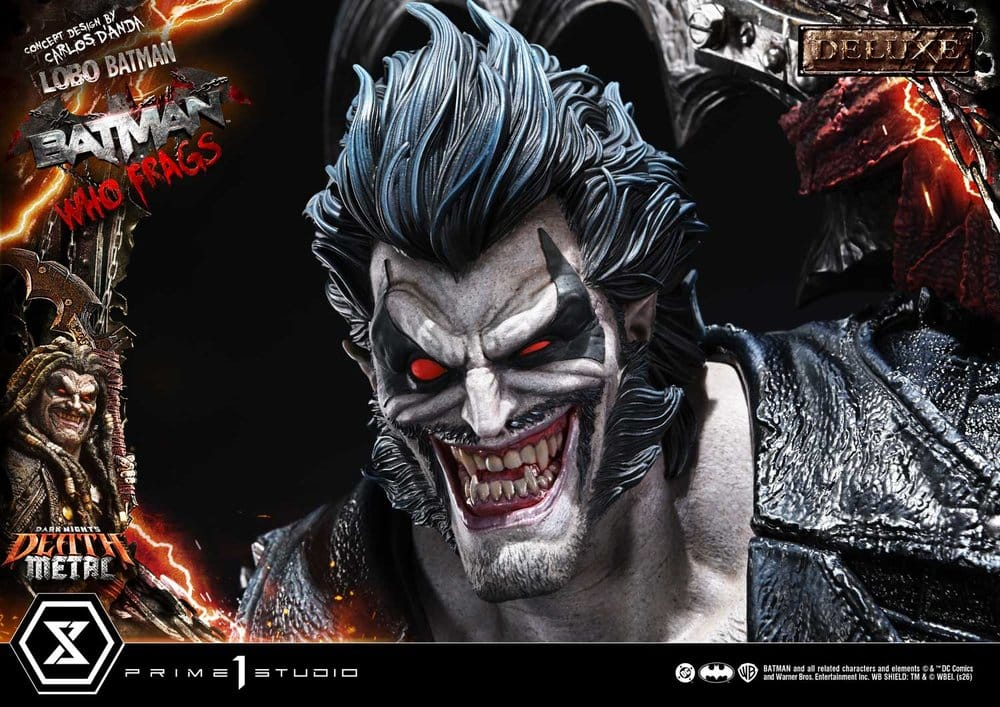 Dark Nights: Death Metal Museum Masterline Statue 1/3 Lobo Batman: Batman Who Frags Deluxe Bonus Version 81 cm [18]